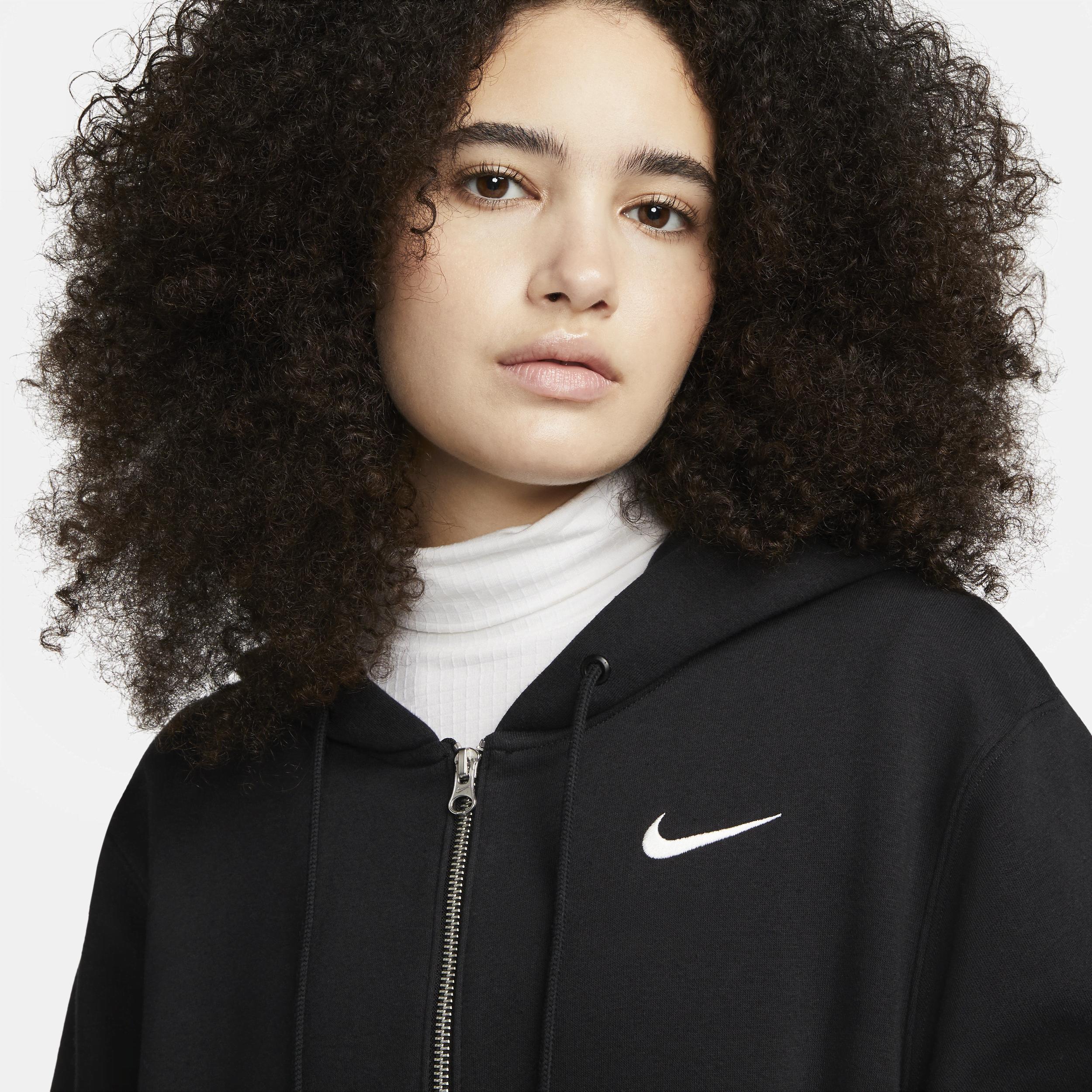 Womens Nike Sportswear Phoenix Fleece Oversized Long Full-Zip Hoodie Product Image