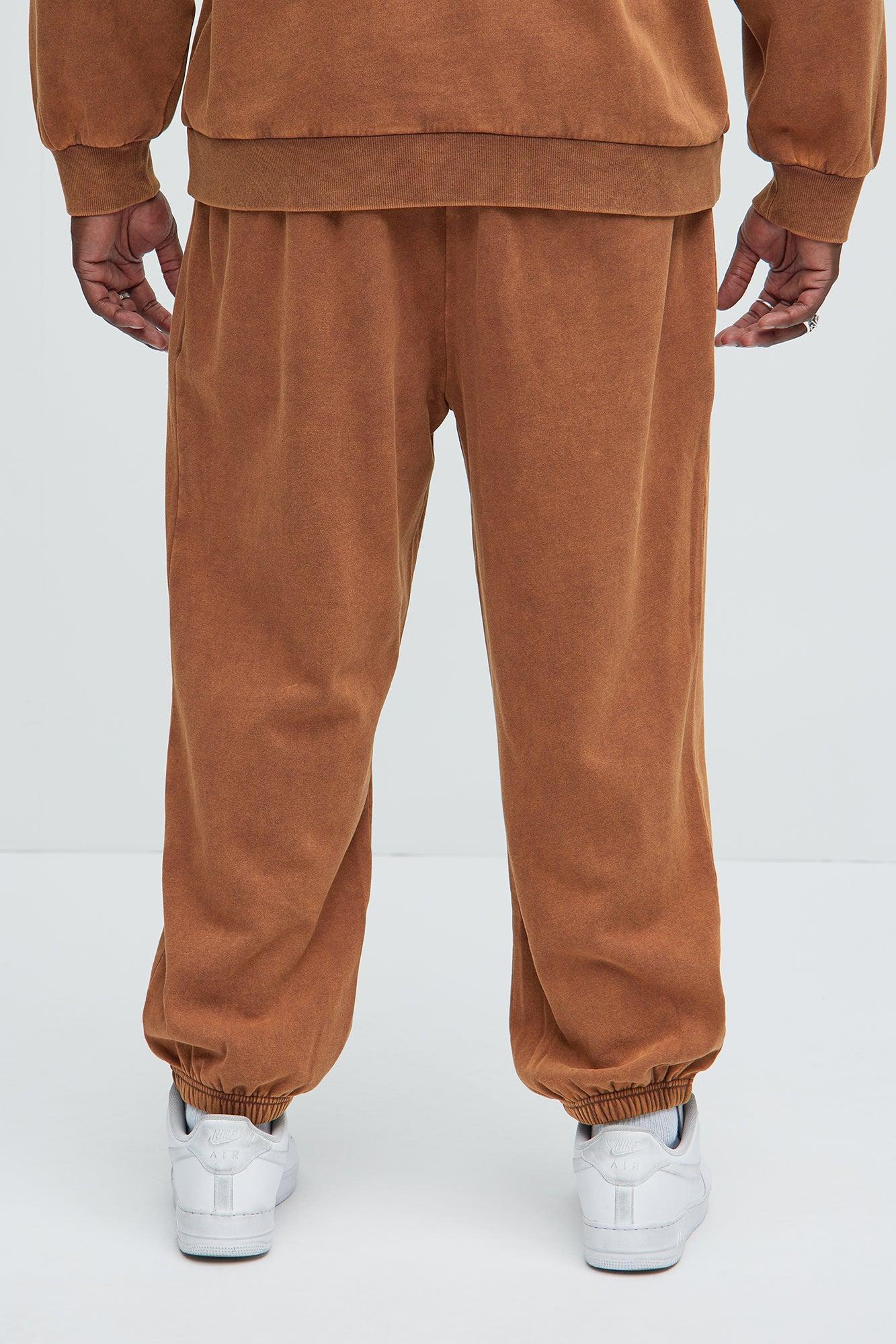 Tyson Heavy Wash Jogger - Dark Brown Product Image