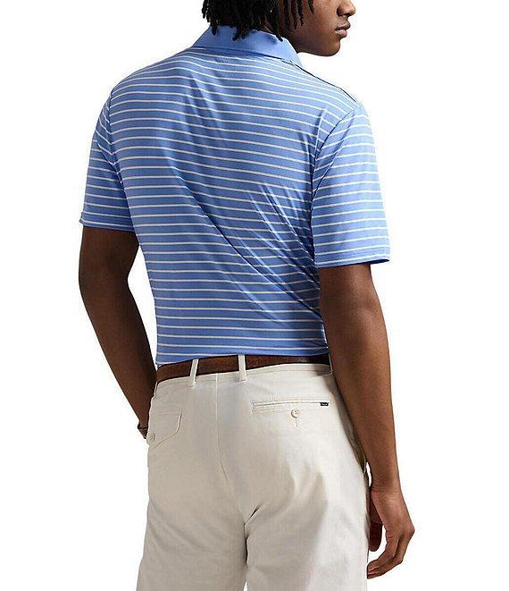 Polo Ralph Lauren Classic Fit Striped Performance Stretch Short Sleeve Polo Shirt Product Image