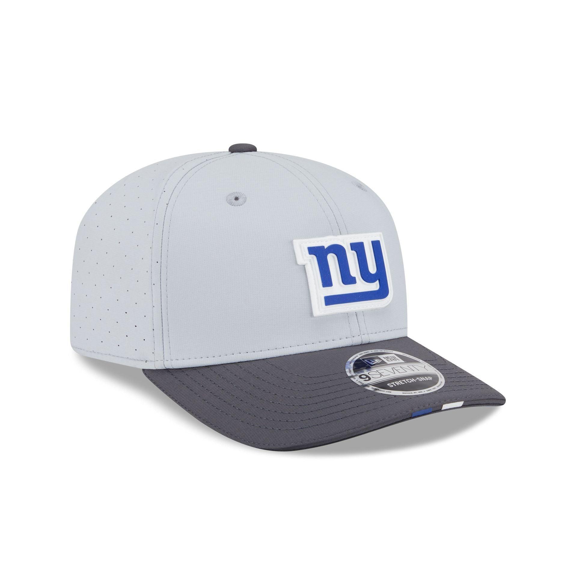 New York Giants 2025 Training Gray 9SEVENTY Stretch-Snap Hat Male Product Image