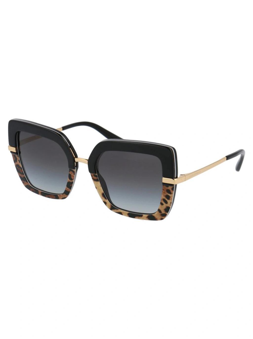 DOLCE & GABBANA Eyewear Square Frame Sunglasses In Multi Product Image