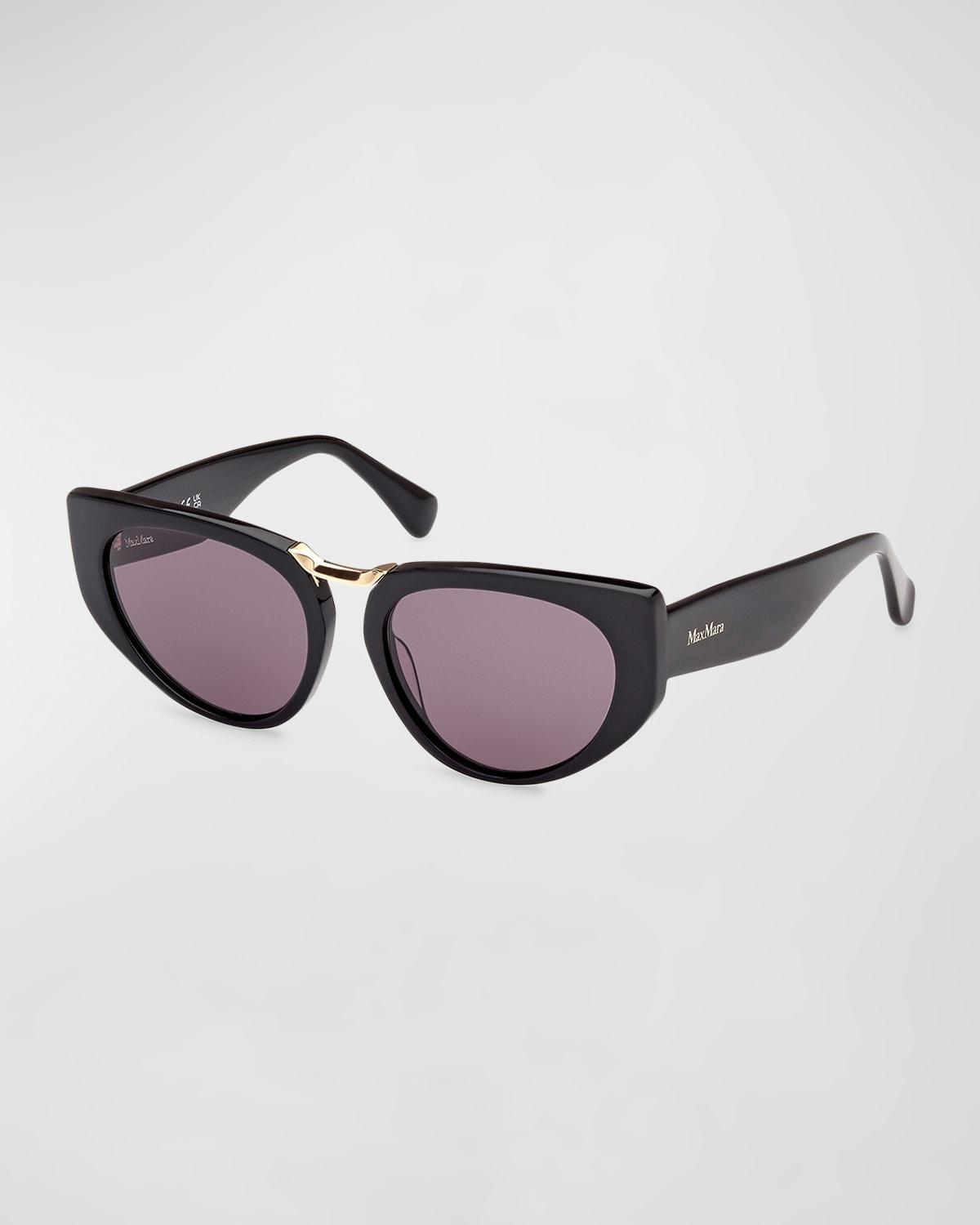 Womens Max Mara 54MM Mirrored Cat-Eye Sunglasses Product Image