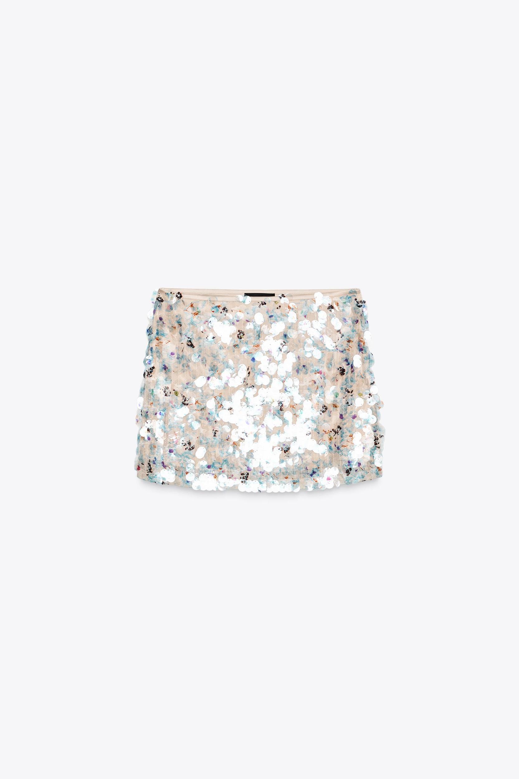 SEQUIN MINI SKIRT Product Image