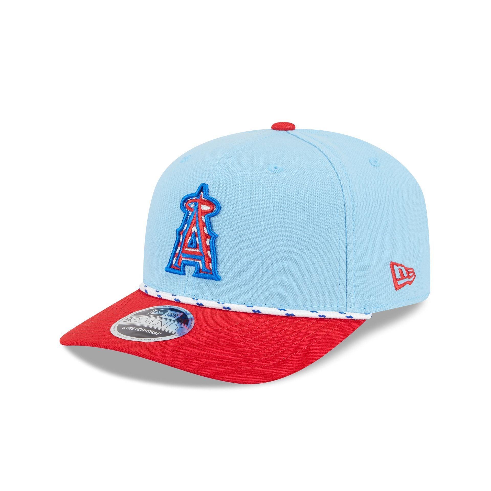 Los Angeles Angels Independence Day 2025 9SEVENTY Stretch-Snap Hat Male Product Image