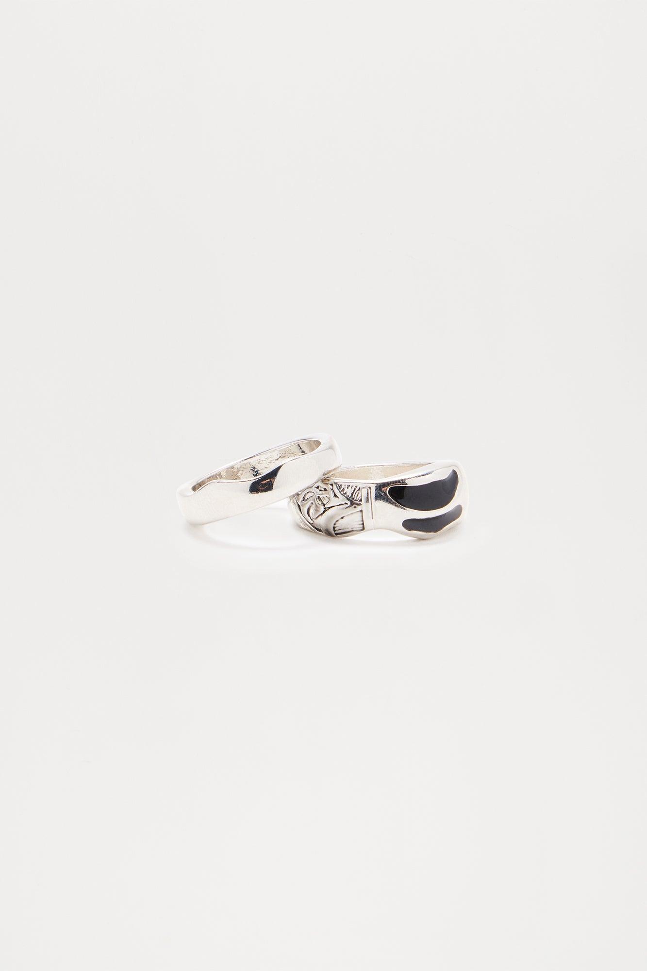 Gaze Ring Set - Silver Product Image