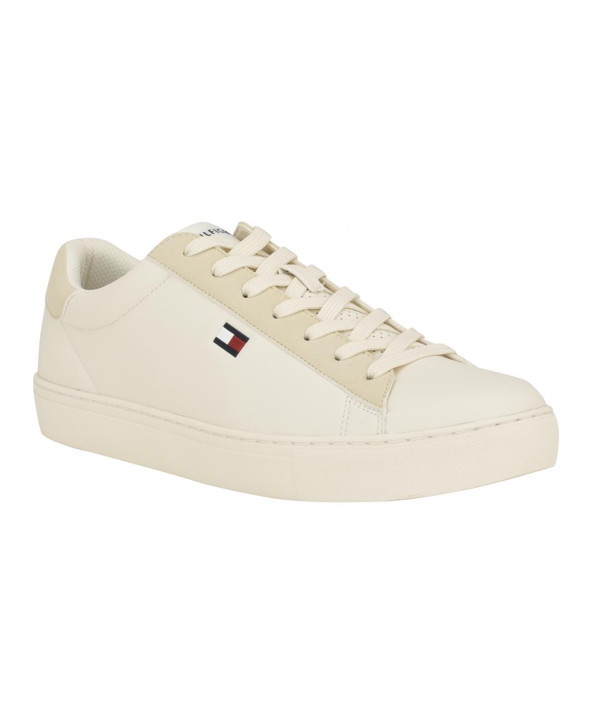 Tommy Hilfiger Mens Brecon Cup Sole Sneakers - Cream Product Image