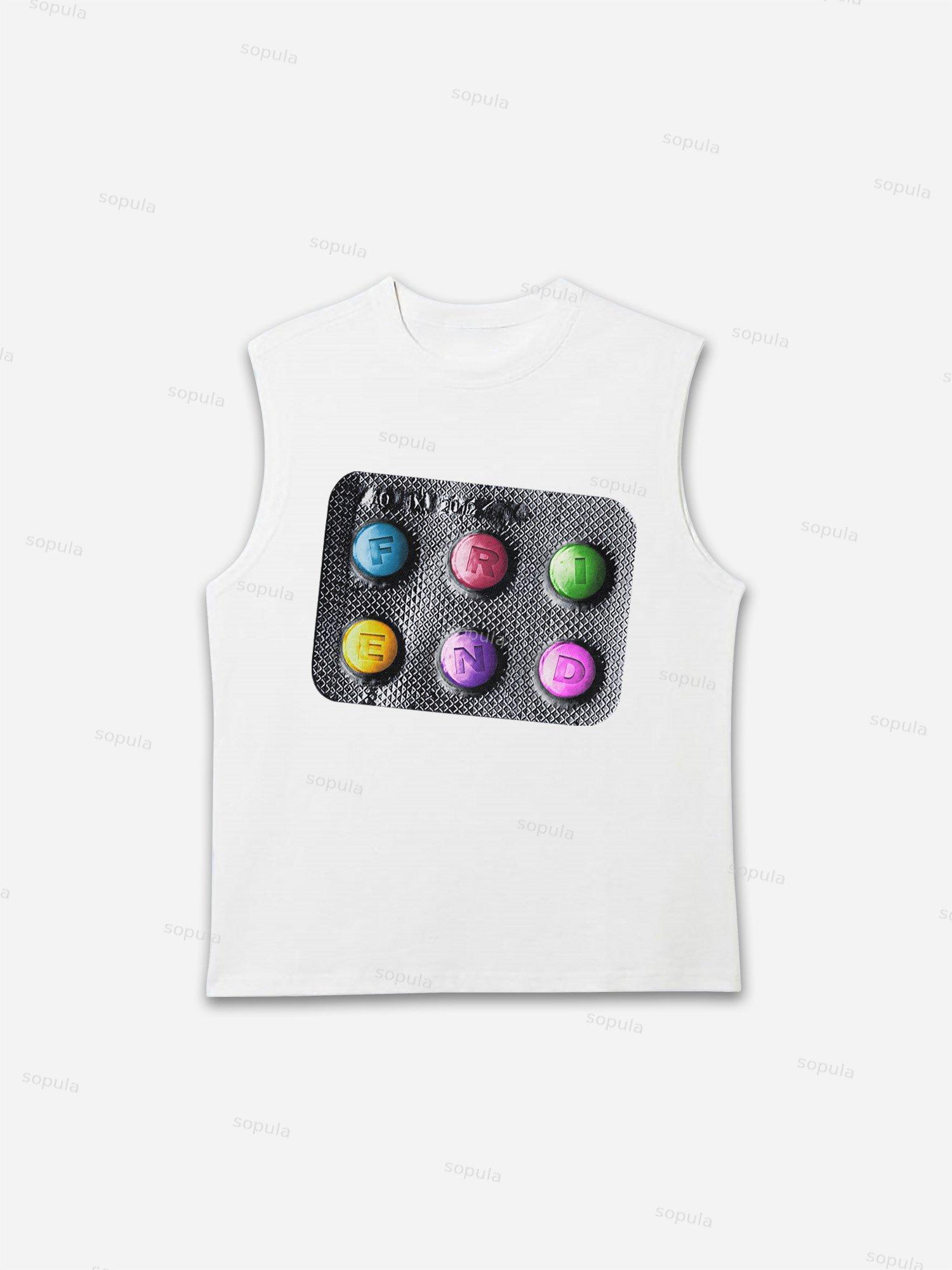 Small Pills Graphic Tank Top Product Image
