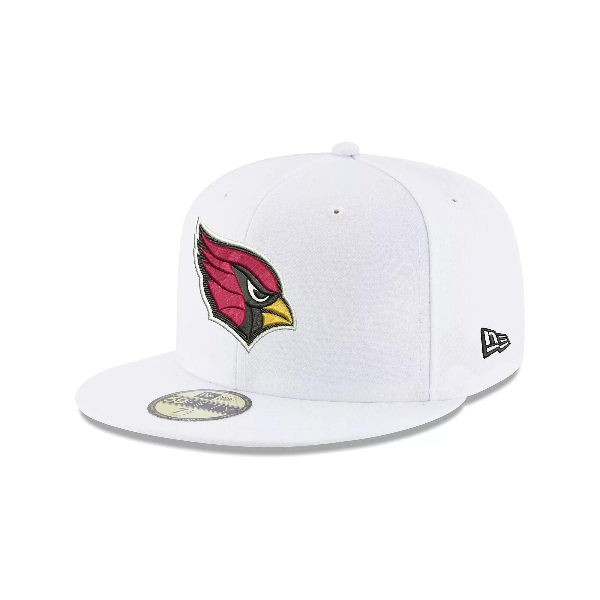 Men's New Era White Arizona Cardinals Omaha 59FIFTY Fitted Hat,  Product Image
