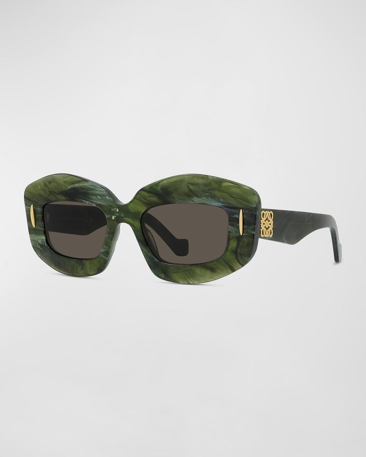 Men's Anagram Starry Night Rectangle Sunglasses Product Image