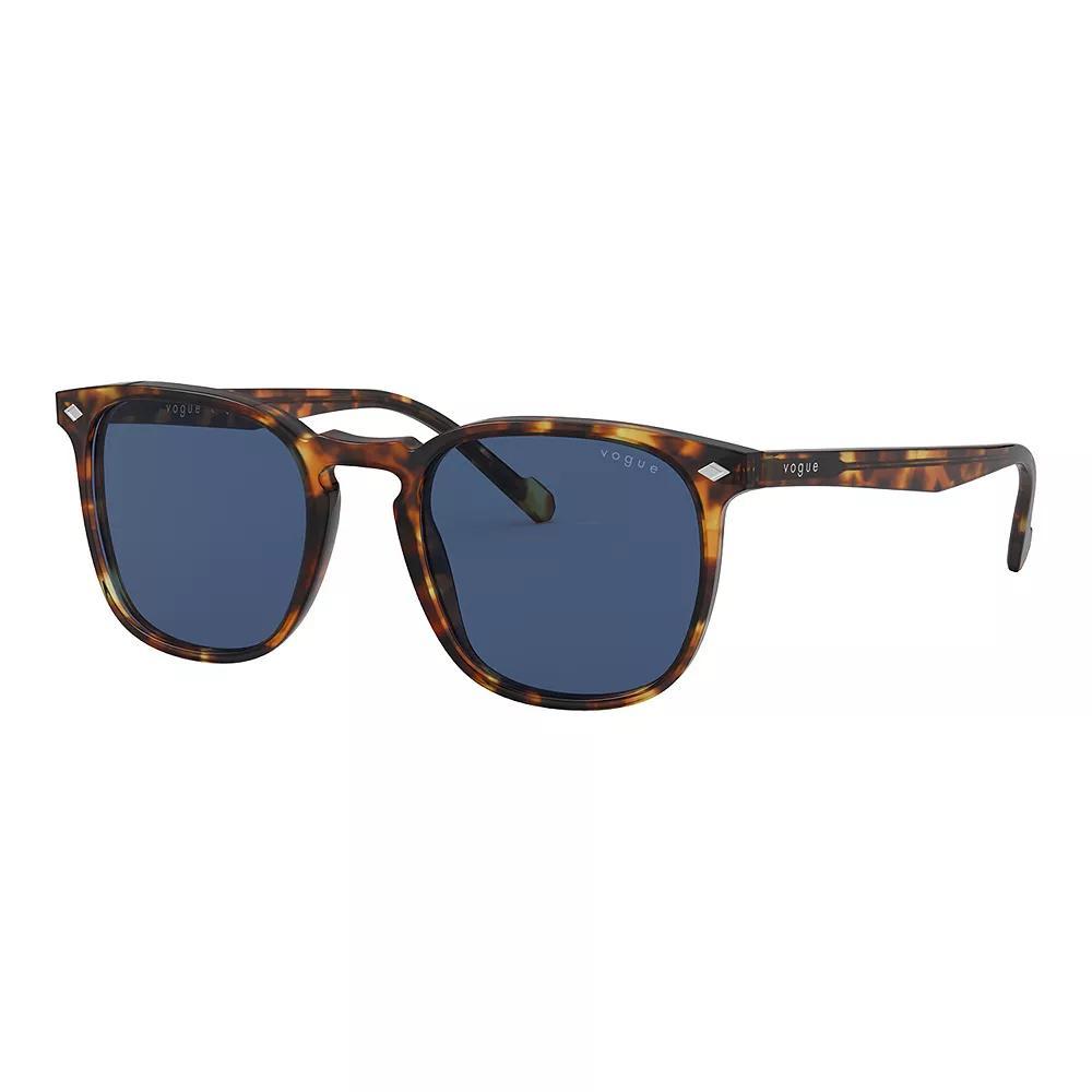 Mens Bold 3 Dots 54MM Rectangular Sunglasses Product Image