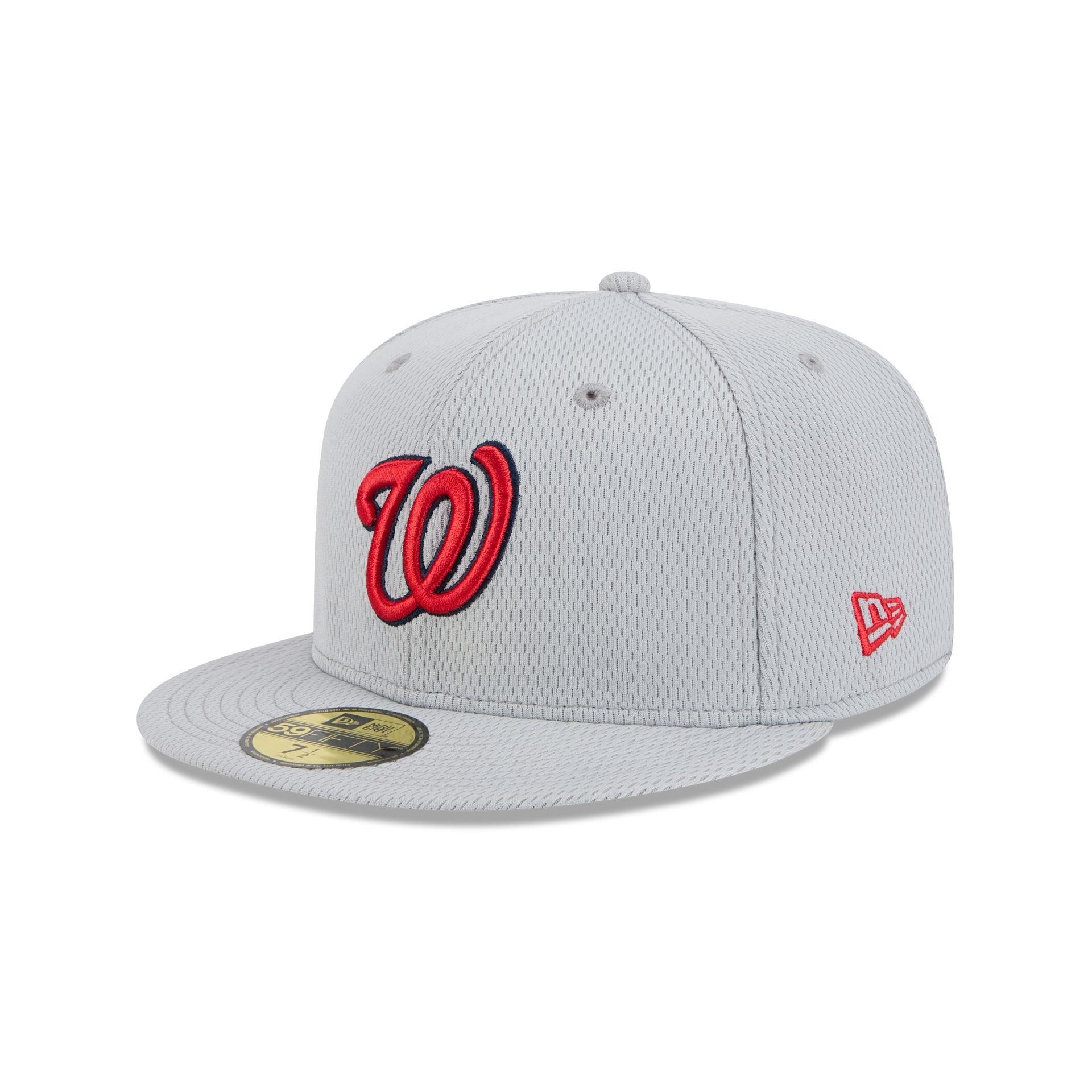 Washington Nationals 2025 Clubhouse Gray 59FIFTY Fitted Hat Male Product Image