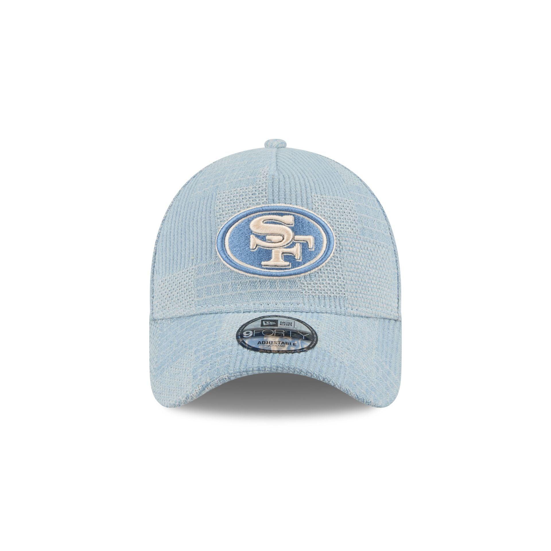 San Francisco 49ers Logo Essentials Denim 9FORTY A-Frame Snapback Hat Male Product Image