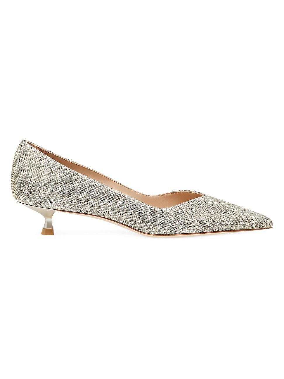 Stuart Weitzman Womens Eva Kitten Heel Pumps Product Image