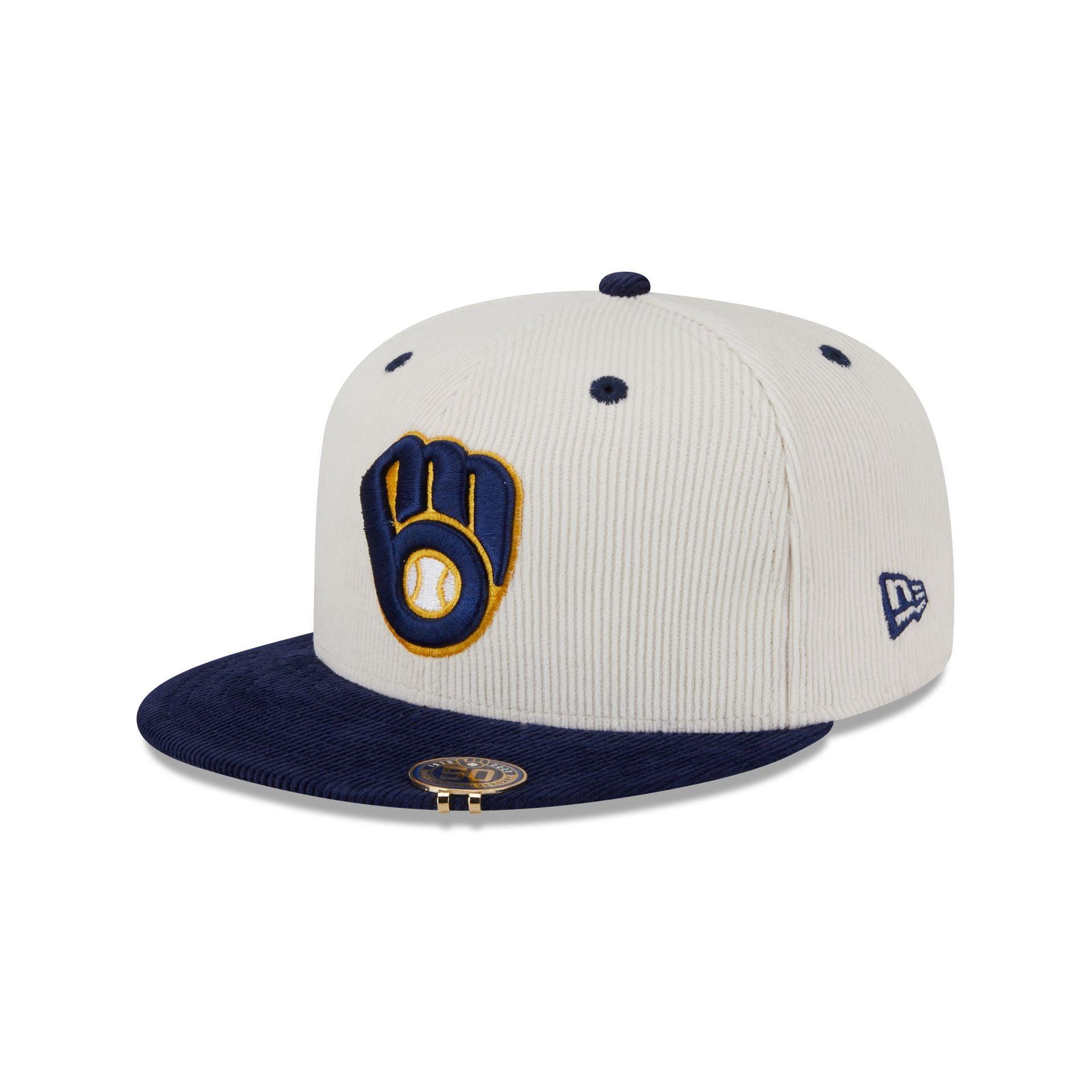 Milwaukee Brewers Two Tone Cord 59FIFTY Fitted Hat Male Product Image