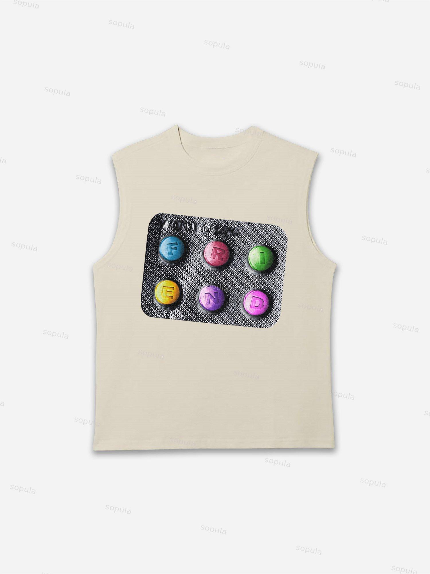 Small Pills Graphic Tank Top Product Image