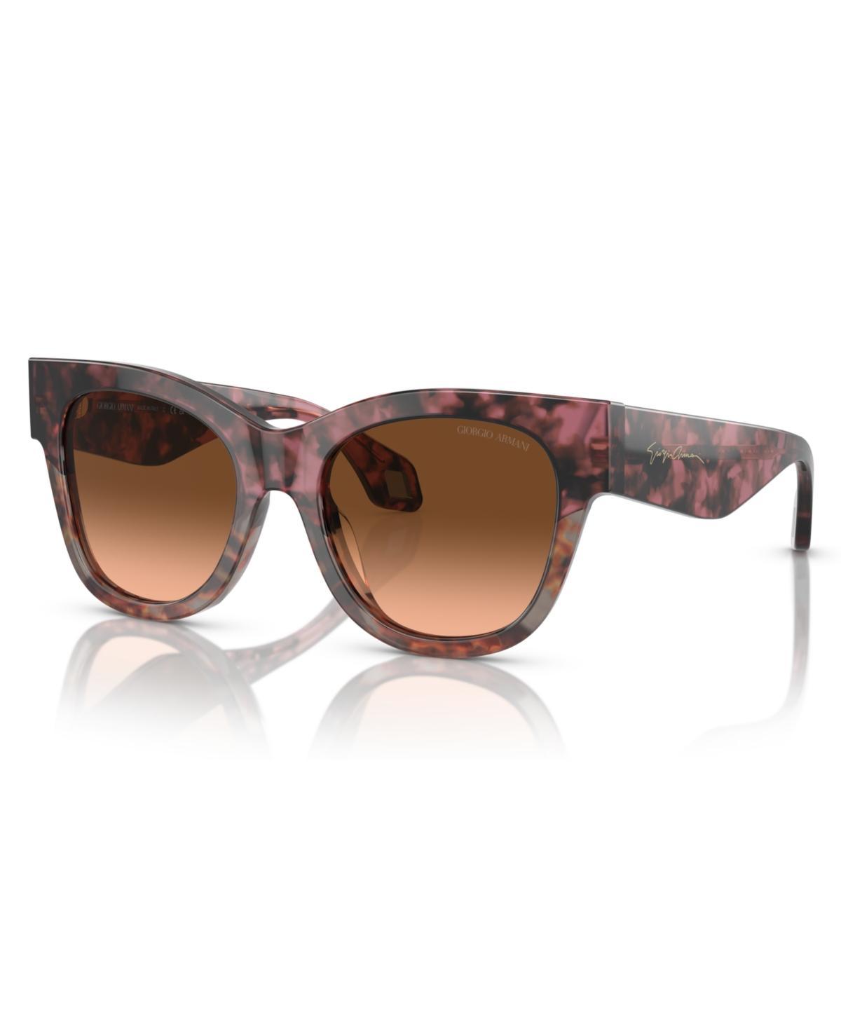 Giorgio Armani Womens Sunglasses, Gradient AR8195U - Red Havana Product Image