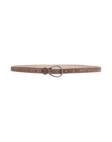 BRUNELLO CUCINELLI Woman Belt Chocolate Brown Size L Leather Product Image