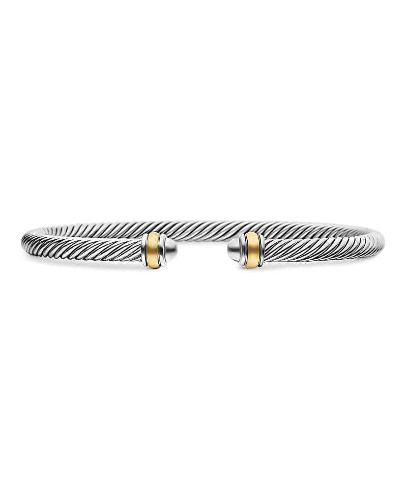 Womens Classic Cable Bracelet in Sterling Silver Product Image