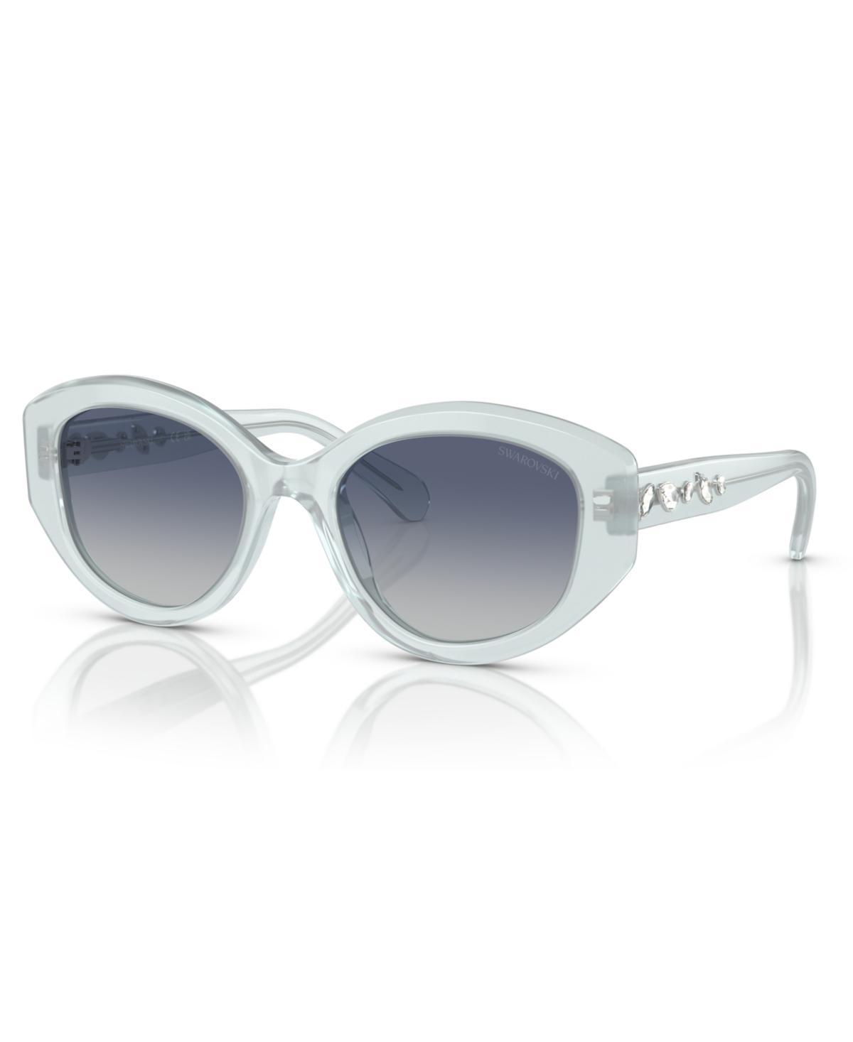 Womens Swarovski 0SK6005 53mm Cat Eye Gradient Sunglasses Product Image