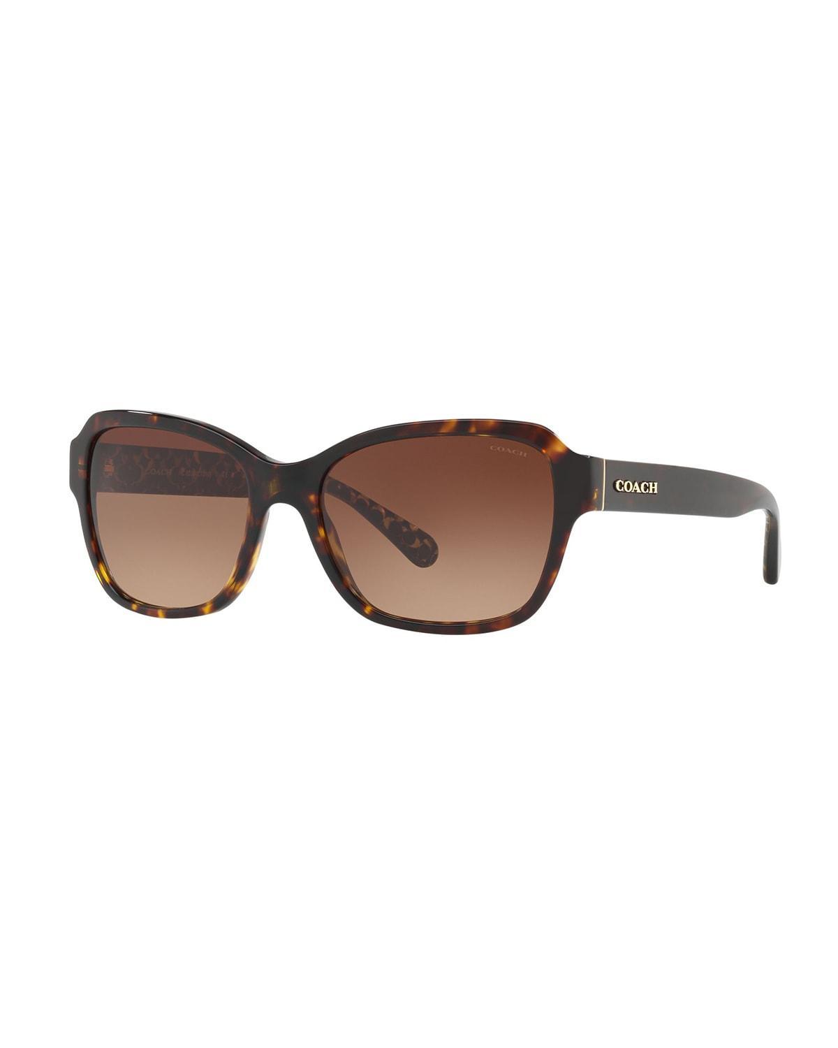 COACH Womens Signature Black Sunglasses Product Image