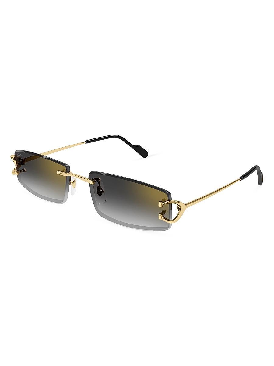 Mens C Decor 56MM Rectangular Sunglasses Product Image
