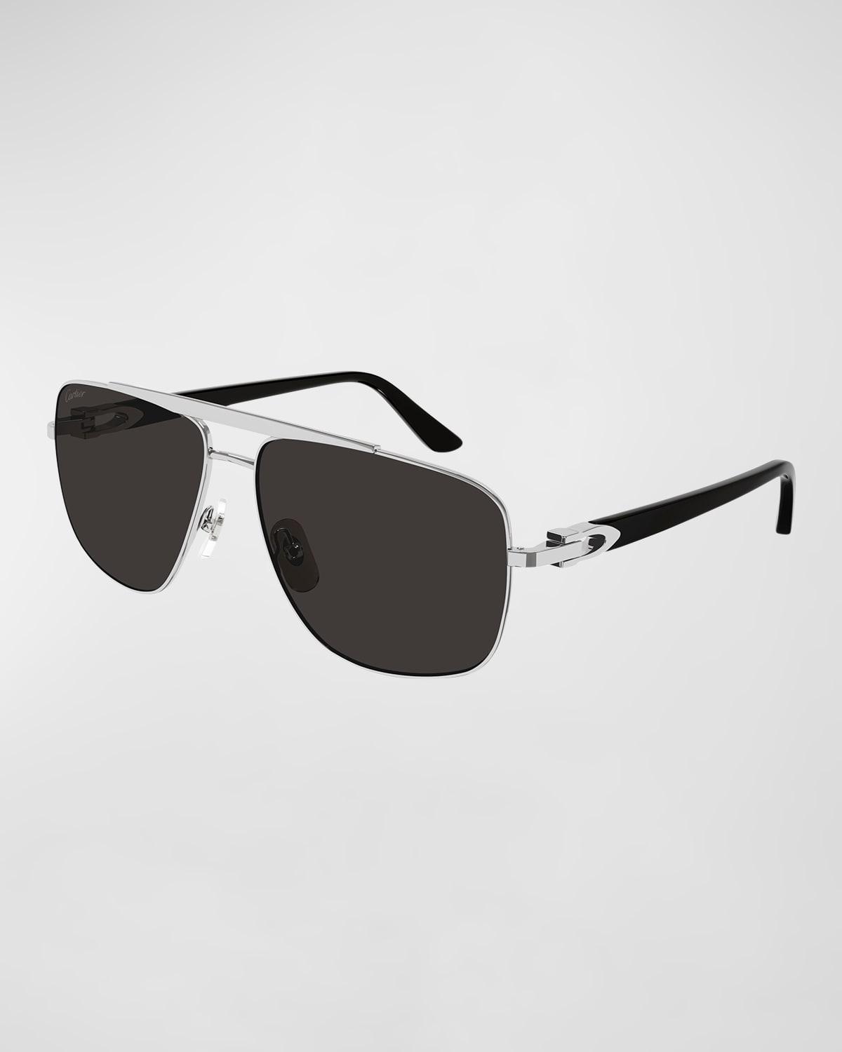 Mens C-Logo Aviator Sunglasses Product Image