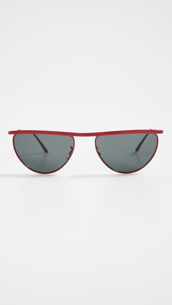 Oliver Peoples Eyewear Oliver Peoples x Khaite Round Sunglasses | Shopbop Product Image