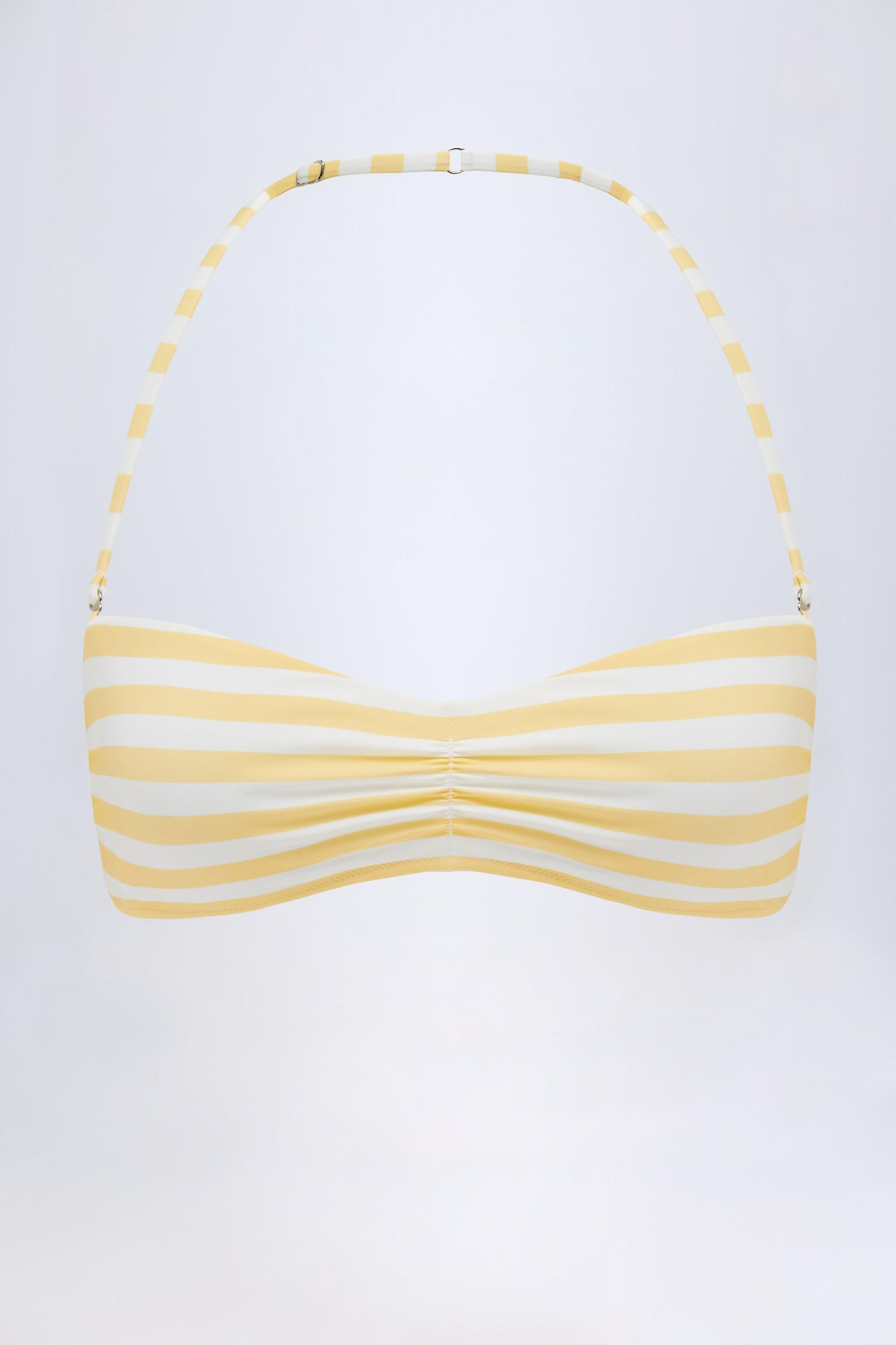 Multiway Bikini Top in Lemon Product Image