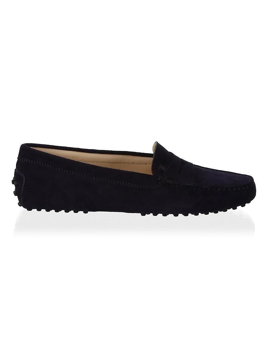 Suede Driver Penny Loafers Product Image