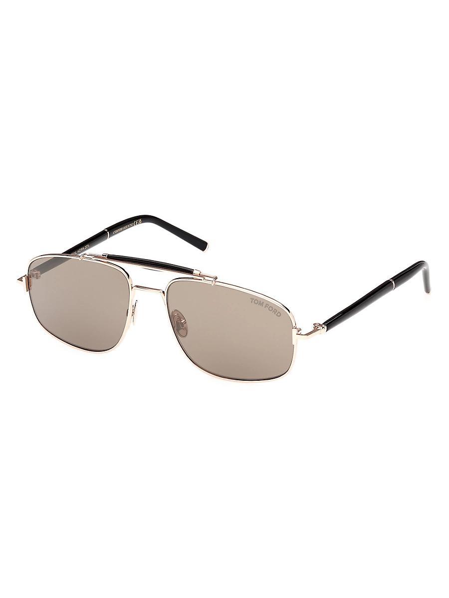 CARTIER Santos Sonnenbrille In Silber Product Image