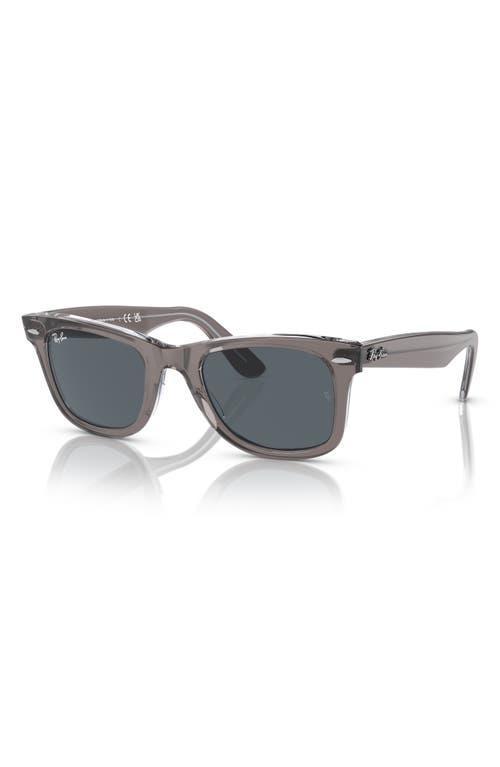 RAY BAN Ray-ban 52mm Square Sunglasses In Grey/navy Product Image