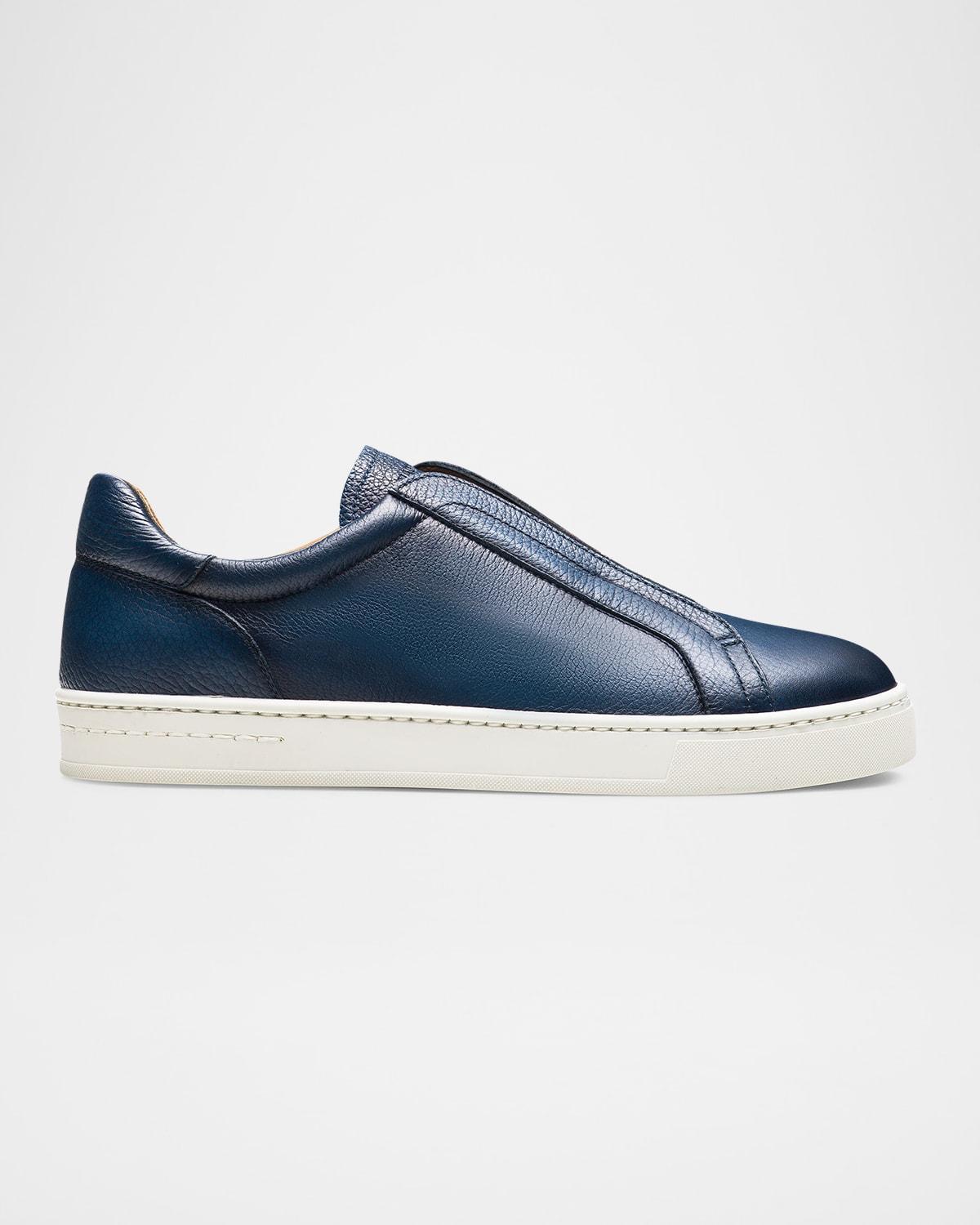 Men's Gasol Leather Slip-On Sneakers Product Image