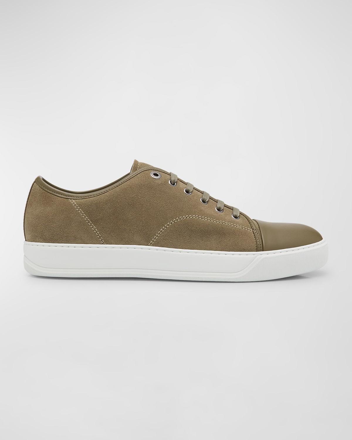 Men's Matte Cap-Toe Low-Top Sneakers Product Image