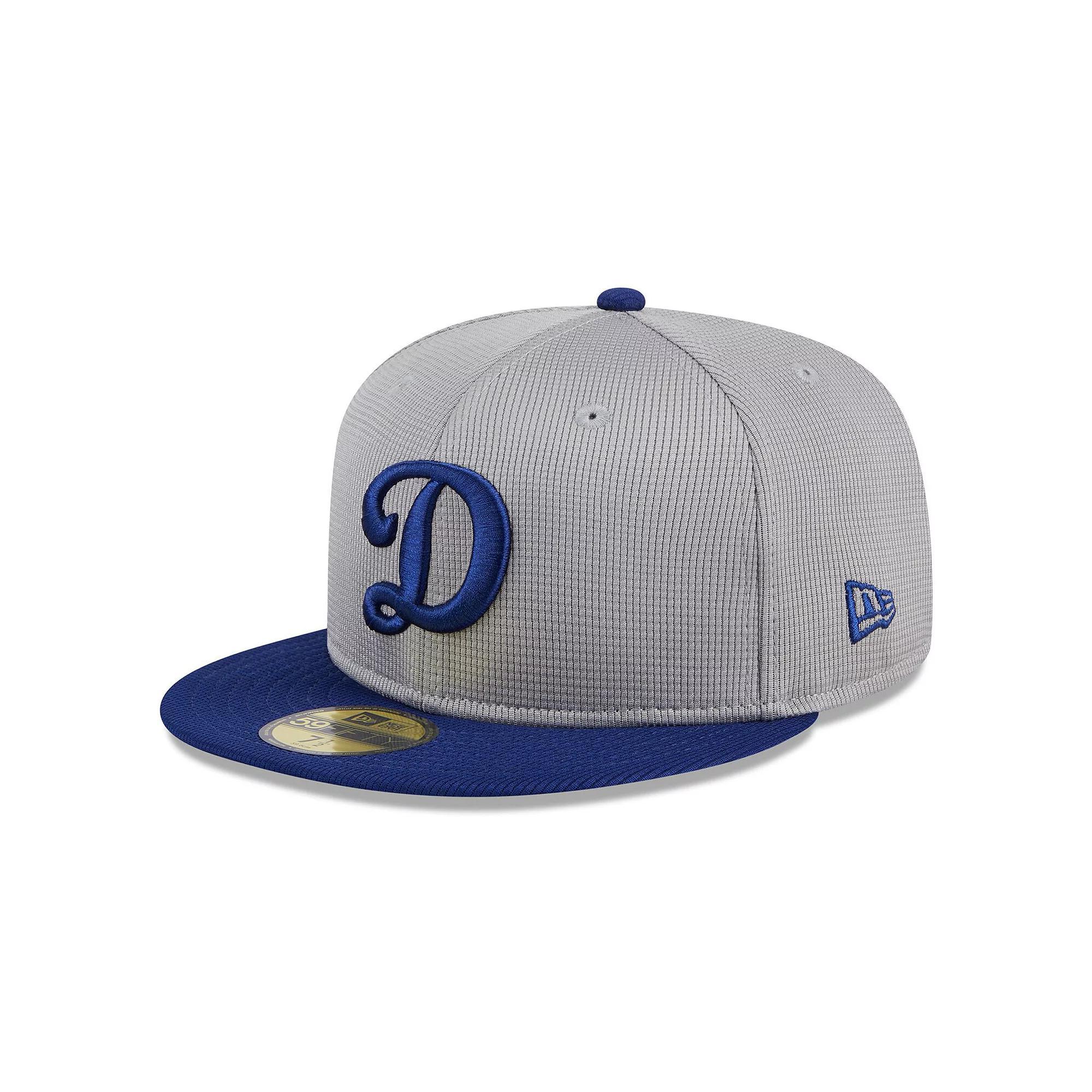 Men's New Era  Gray Los Angeles Dodgers 2024 Batting Practice 59FIFTY Fitted Hat, Size: 7, Grey Product Image