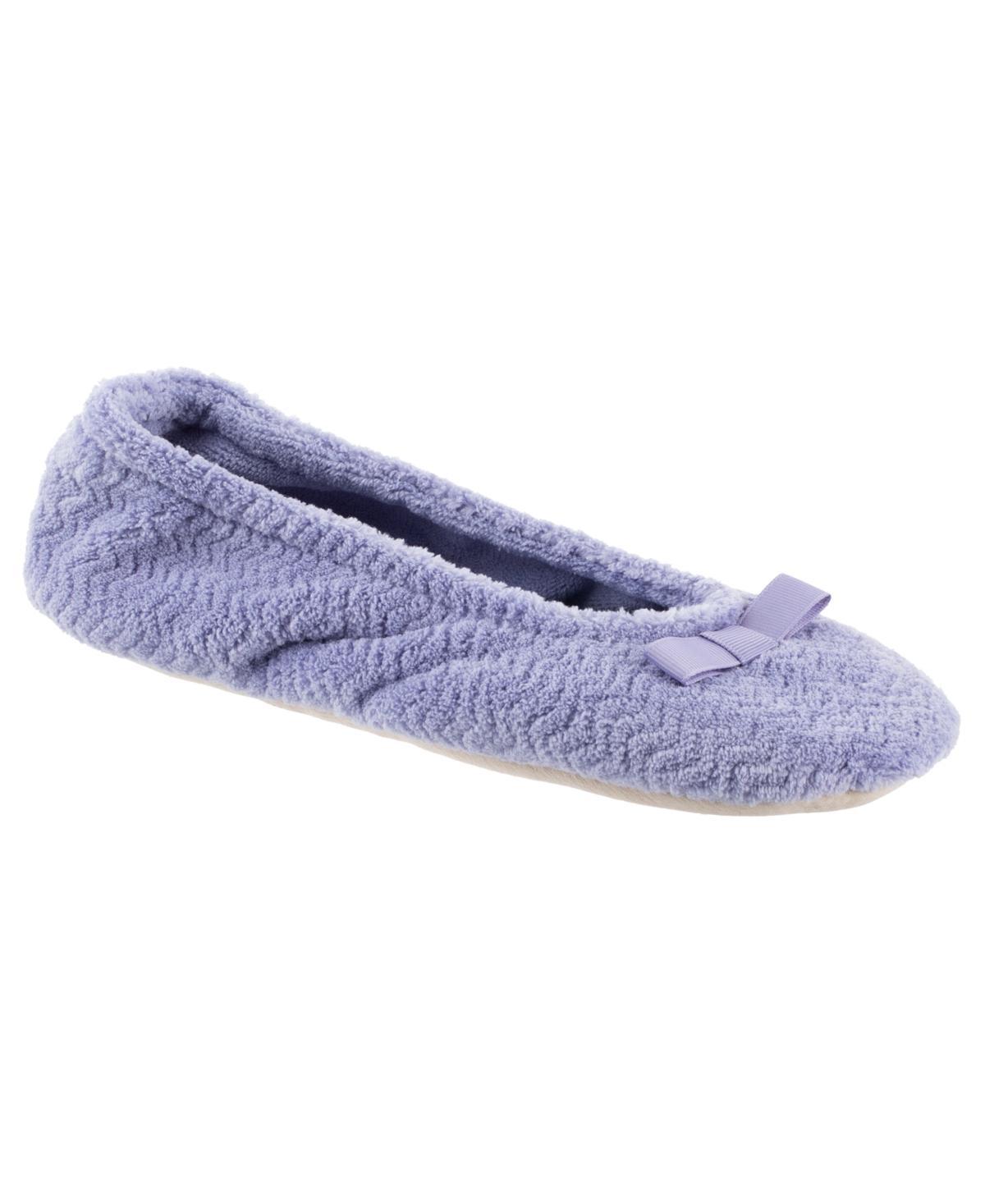 isotoner Chevron Womens Ballet Slippers Product Image