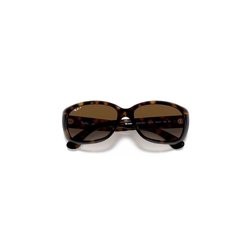 Ray-Ban Jackie Ohh Sunglasses Frame Brown Lenses Polarized Product Image