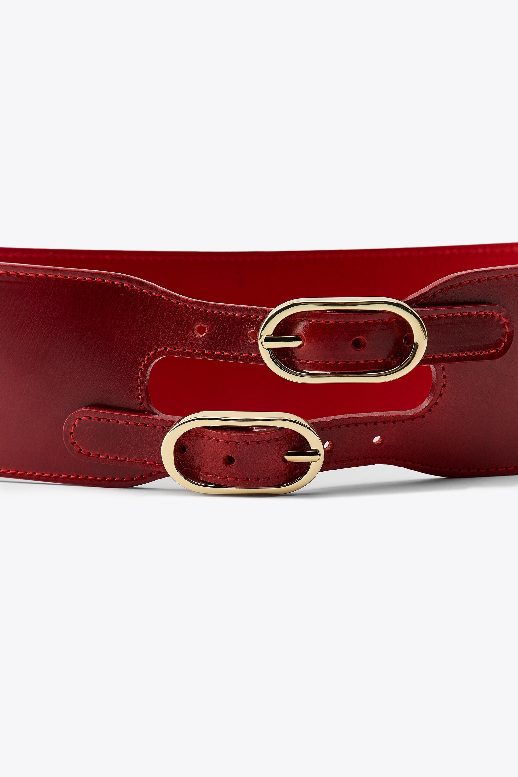 DOUBLE BUCKLE SASH BELT Product Image