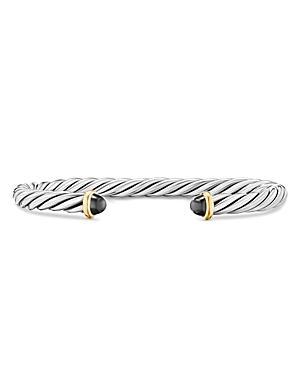 Mens Cable Cuff Bracelet in Sterling Silver Product Image