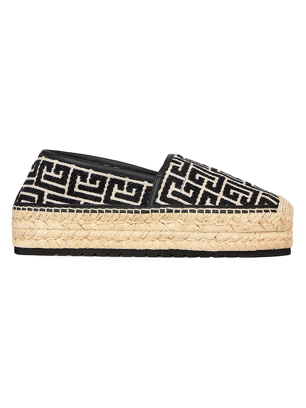 Womens Alex Monogrammed Jacquard Espadrilles Product Image