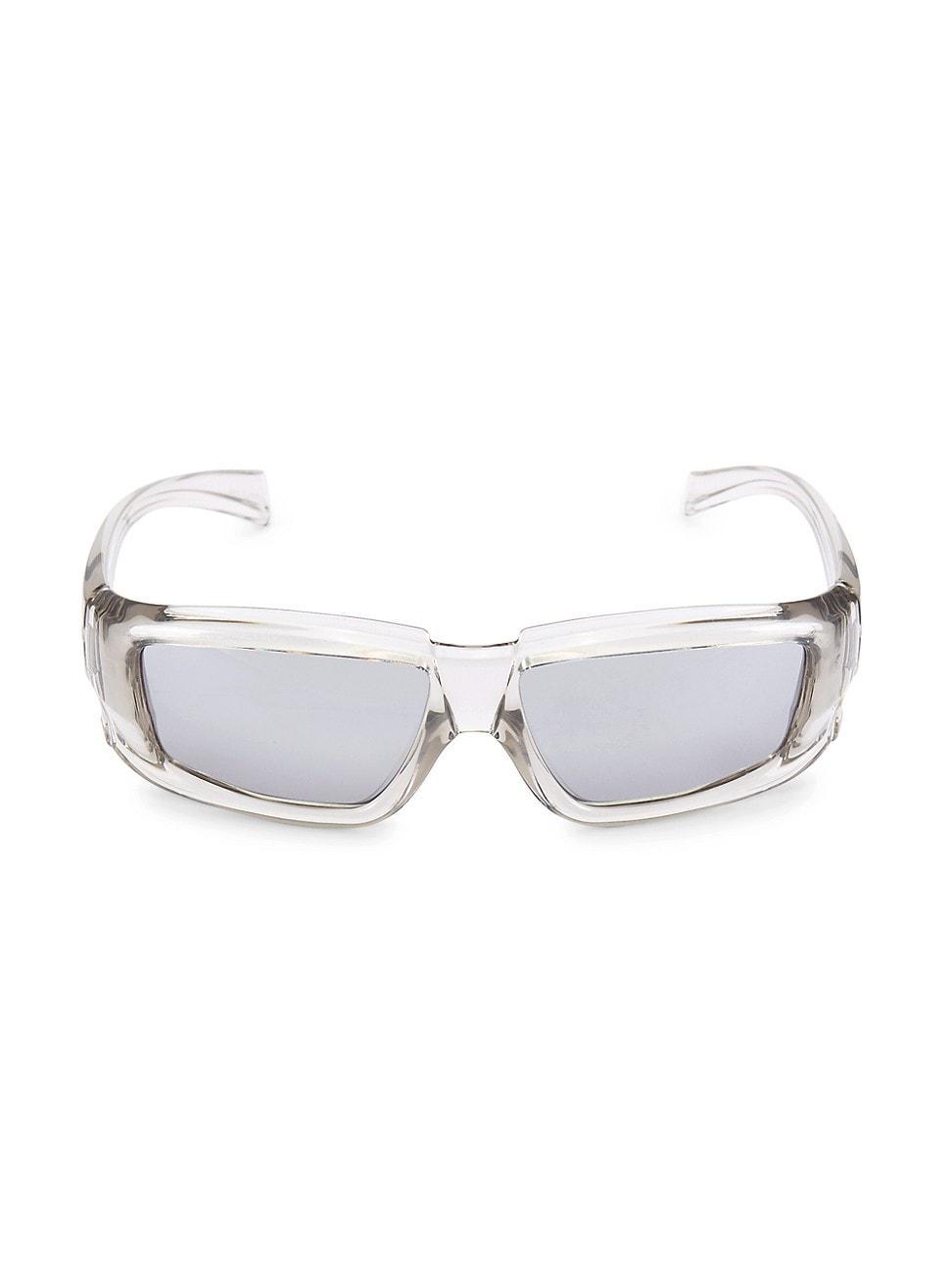 Mens Rick Clear Frame Square Sunglasses Product Image