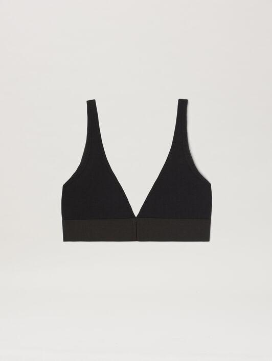 Logo band Triangle Bra Product Image
