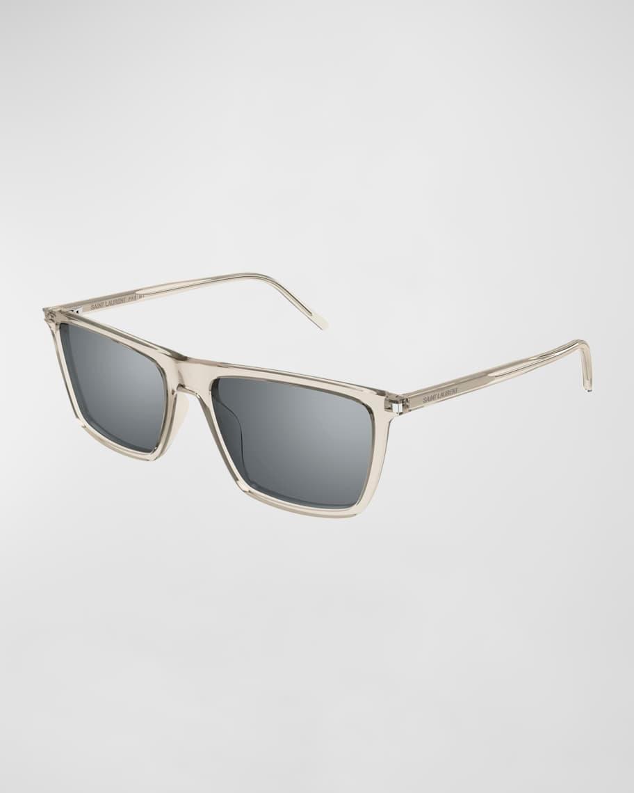 Mens Rectangle Acetate Sunglasses Product Image