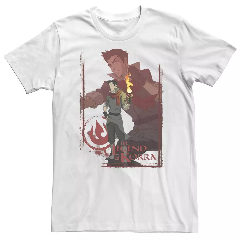 Big & Tall The Legend Of Korrra Mako Portrait Collage Tee, Men's, Size: XXL Tall, White Product Image