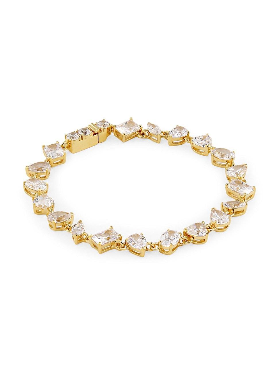 Womens Impress Sterling Silver & Cubic Zirconia Bracelet Product Image