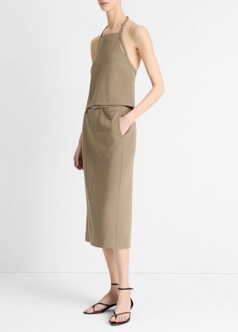 Belted Pencil Skirt Product Image