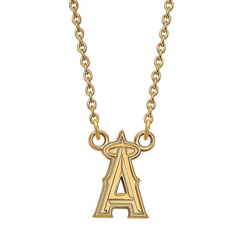 14k Gold LogoArt Los Angeles Angels of Anaheim Small Pendant Necklace, Womens Product Image