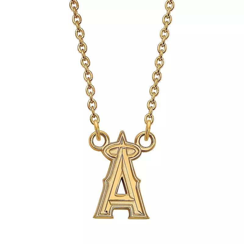 14k Gold LogoArt Los Angeles Angels of Anaheim Small Pendant Necklace, Womens Product Image