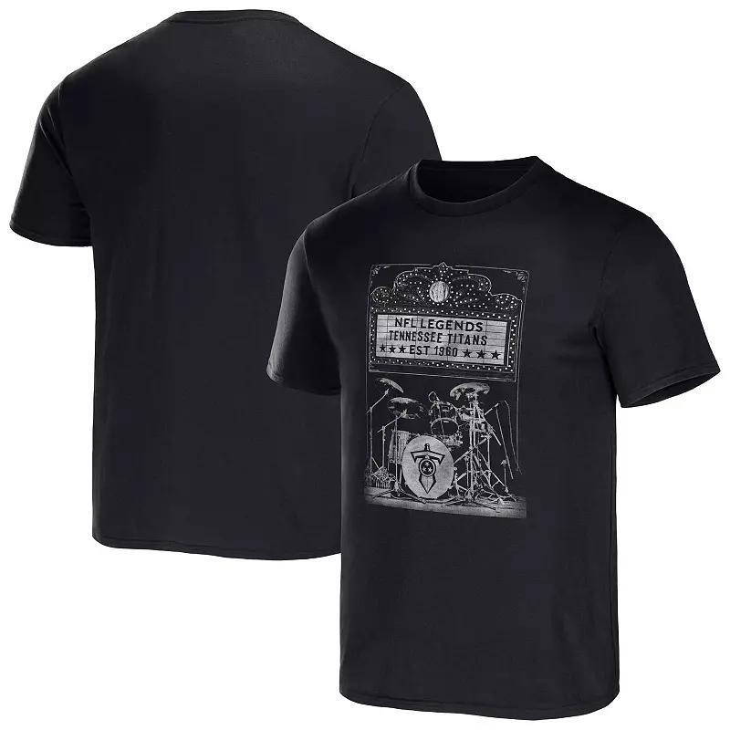 Men's NFL x Darius Rucker Collection by Fanatics Black Jacksonville Jaguars Band T-Shirt,  Product Image