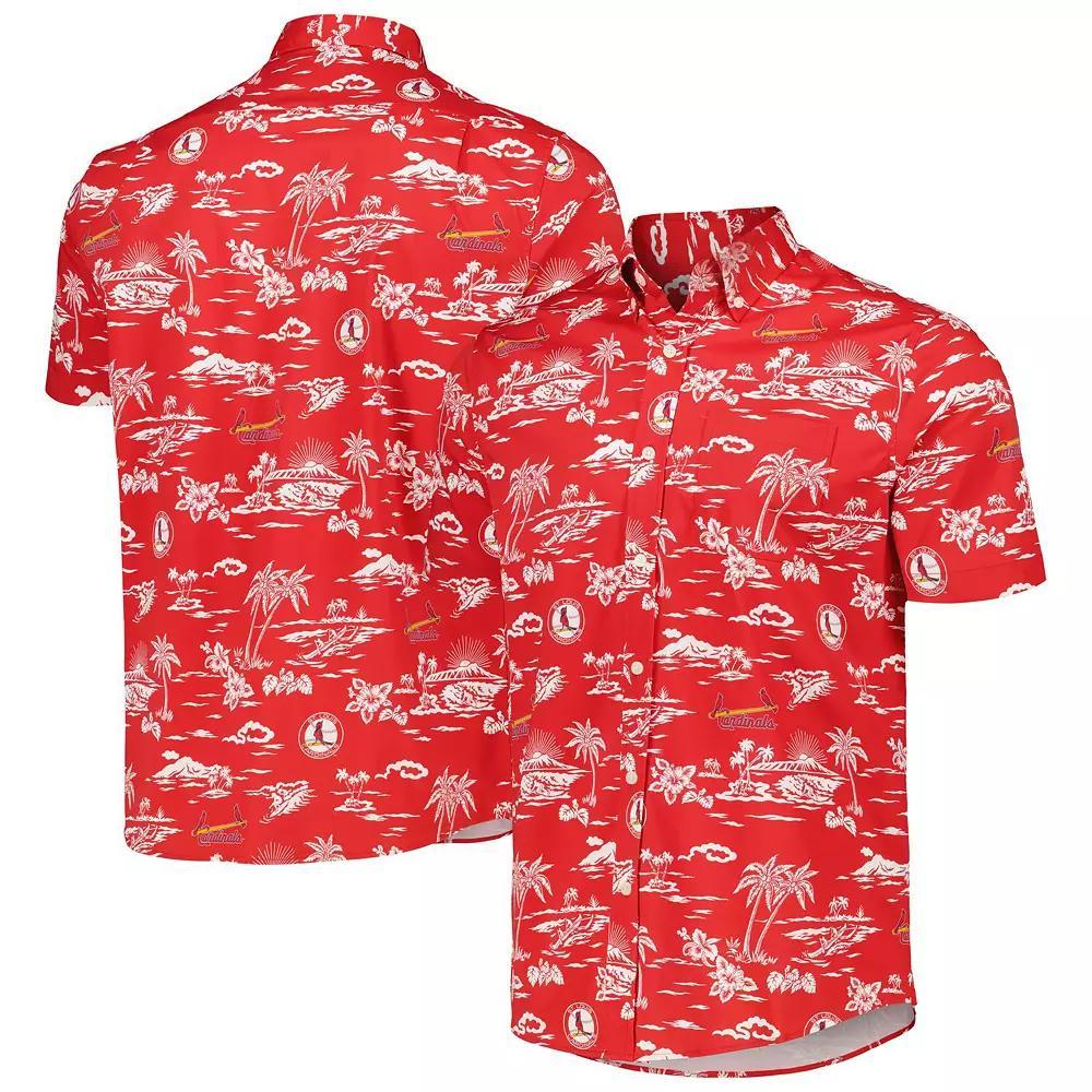 Men's Reyn Spooner Red St. Louis Cardinals Kekai Button-Down Shirt, Size: Small Product Image