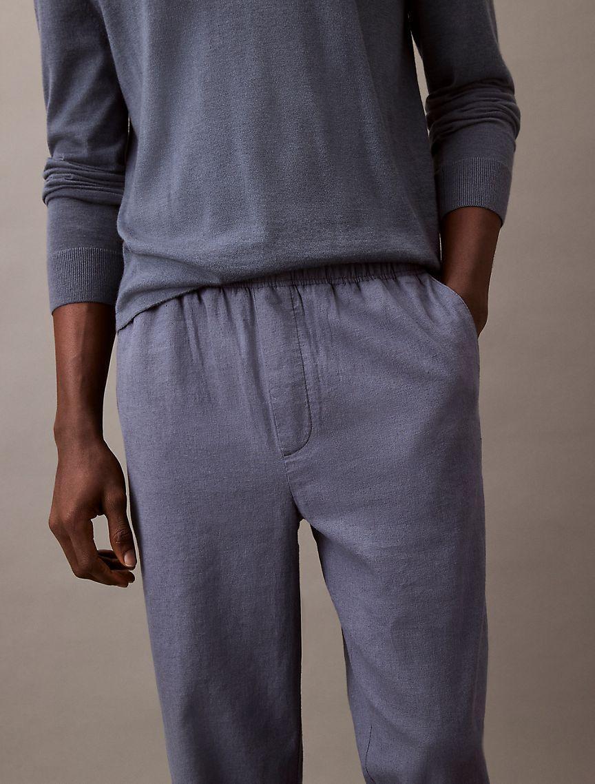 Linen Cotton Pull-On Pants Product Image